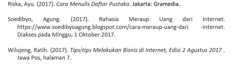 Cara Menulis Daftar Pustaka Sesuai Ebi Ejaan Bahasa Indonesia