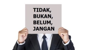 Penggunaan Negasi dalam Bahasa Indonesia | Typoonline